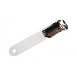 Lever Clip with Nylon Strap & Plastic Popper (Pack of 100) Lever Clip with Nylon Strap & Plastic Popper (Pack of 100)
