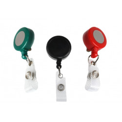 ID Badge Mini Reels with Strap Clip (Pack of 100) ID Badge Mini Reels with Strap Clip (Pack of 100)