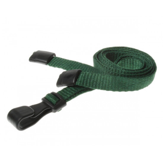 Breakaway 10mm Lanyards with Flat Plastic J Clip (Pack of 100)