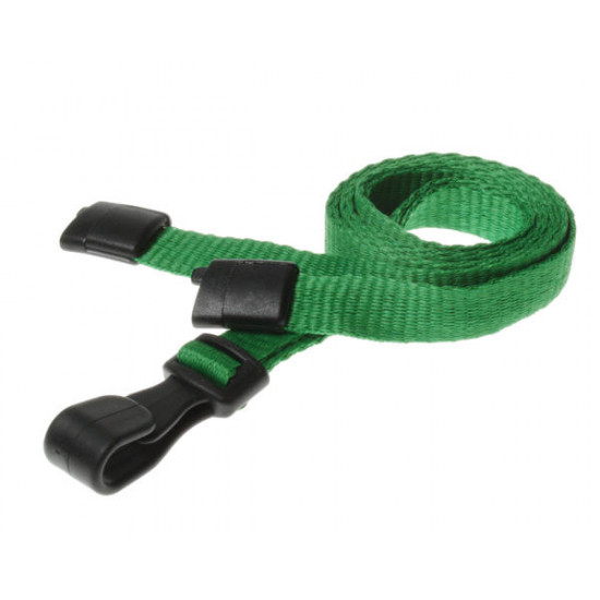 Breakaway 10mm Lanyards with Flat Plastic J Clip (Pack of 100)