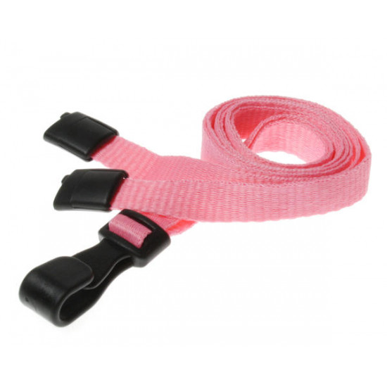 Breakaway 10mm Lanyards with Flat Plastic J Clip (Pack of 100)