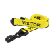 Pre-Printed Visitor Lanyards with Plastic J Clip (Pack of 100)