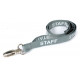 Pre-Printed Staff Lanyards with Metal Lobster Clip (Pack of 100)