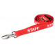 Pre-Printed Staff Lanyards with Metal Lobster Clip (Pack of 100)