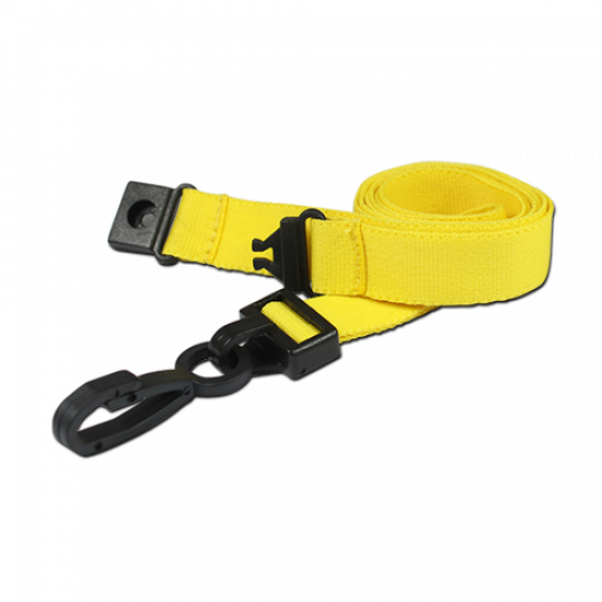 Breakaway 15mm Lanyards with Plastic J Clip (Pack of 100) Breakaway 15mm Lanyards with Plastic J Clip (Pack of 100)