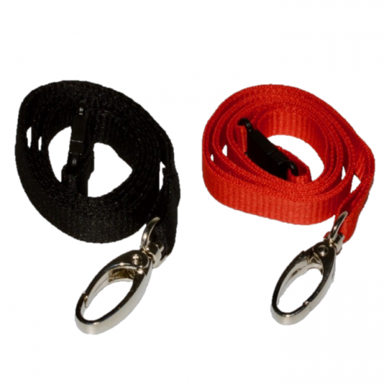 Antimicrobial 10mm Lanyards with Metal Lobster Clip (Pack of 100)