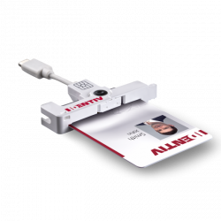 Identiv uTrust Smartfold SCR3500B Micro USB Portable Reader