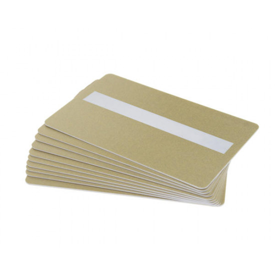 High Grade Pre-Printed Coloured PVC Cards, 760 Micron Cards with White Signature Panel - Pack of 100