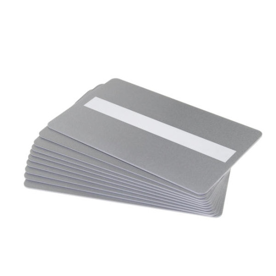 High Grade Pre-Printed Coloured PVC Cards, 760 Micron Cards with White Signature Panel - Pack of 100