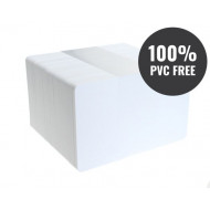 High Grade Blank White Cards (100% PVC-Free), 820 Micron - Pack of 100