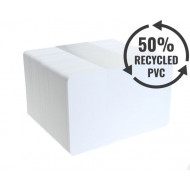 High Grade Recycled (50% Recycled) White PVC Cards , 760 Micron - Pack of 100 High Grade Recycled (50% Recycled) White PVC Cards , 760 Micron - Pack of 100