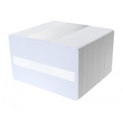 High Grade Blank White PVC Cards with White Signature Panel, 760 Micron High Grade Blank White PVC Cards with White Signature Panel, 760 Micron