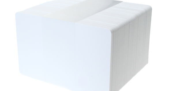 Evolis C4001 Classic Blank White Cards- 30 mil - 500 cards
