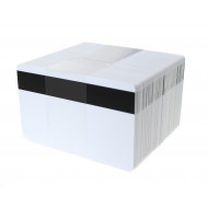 MIFARE Classic®  EV1 1K (4Byte NUID) with Hi-Co (2,750Oe) White ISO-Sized PVC Card, Gloss Finish