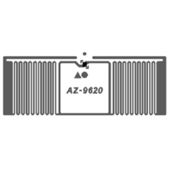 Impinj Monza R6 Non-Metal Adhesive Paper Labels/Stickers (AR61F), 18 x 43mm - 3m read range