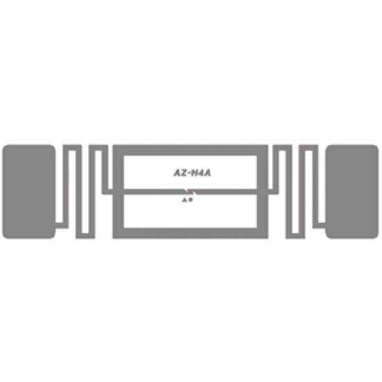 Impinj Monza 4QT Wet Inlay (adhesive), AZ-H4A, 21.5 x 75mm - 9.8m read range