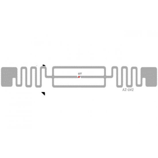 Impinj Monza 4QT Dry Inlay (AZ-U42), 10 x 96mm - 6.5m read range