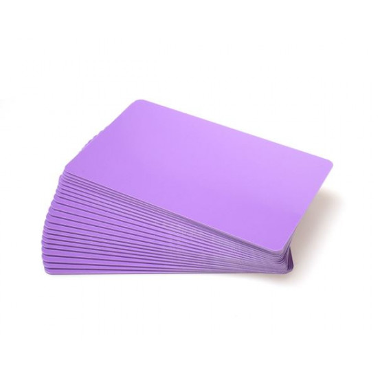 High Grade Pre-Printed PVC Cards, 760 Micron (Pack of 100) - Choose Your Colour