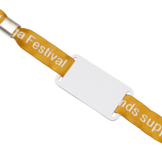 Fudan 1K (FM11RF08) Festival Wristband, 350mm Cotton thread with laminated PVC Tag  