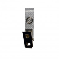 Crocodile Strap Clip with Reinforced Strap and Metal Popper (Pack of 100) Crocodile Strap Clip with Reinforced Strap and Metal Popper (Pack of 100)