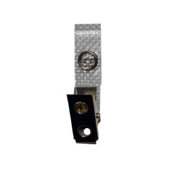 Crocodile Strap Clip with Reinforced Strap and Metal Popper (Pack of 100) Crocodile Strap Clip with Reinforced Strap and Metal Popper (Pack of 100)