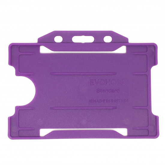 Evohold® Antimicrobial Single Sided ID Card Holders - Horizontal (Pack of 100)