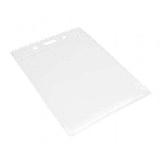 Clear Flexible Vinyl Wallets - Vertical - 82mm (Pack of 100)