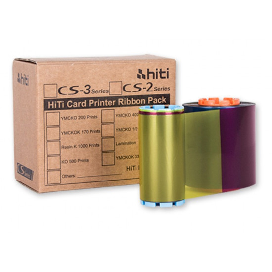HiTi 5 Full Panel Colour Ribbon YMCKO - 400 Prints
