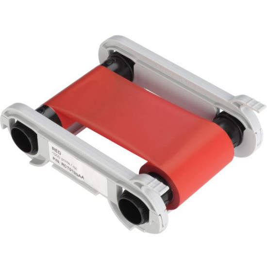 Evolis RCT013NAA Red Monochrome Printer Ribbon (1000 Prints)