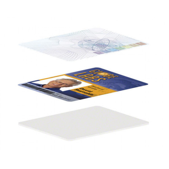 HID® FARGO® 82600 PolyGuard Overlaminate, Clear - 250 Prints