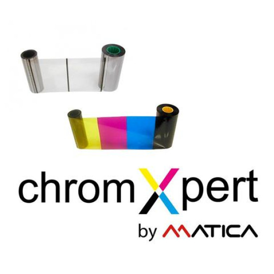 Matica Xid Srt Ribbon Set Ymck & Retransfer Film (Bn509+539) - 1000 Prints