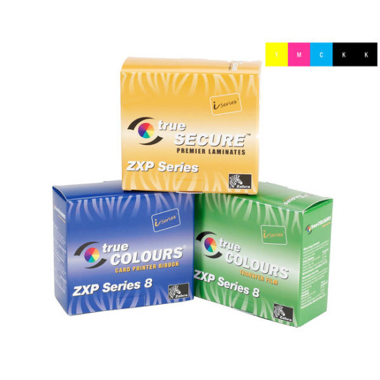 Zebra ZXP Series 8/9 YMCKK Colour Ribbon 800012-480 (500 Prints) - Call For Price